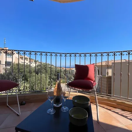 Lejlighed Superbe T2 Avec Grande Terrasse Et Vue Isola Celeste LʼÎle-Rousse