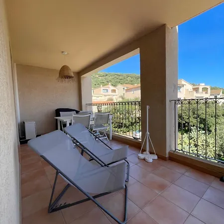 Superbe T2 Avec Grande Terrasse Et Vue Isola Celeste Lejlighed LʼÎle-Rousse